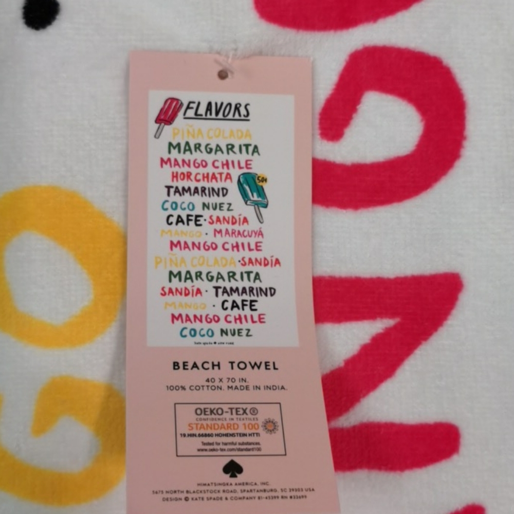 New Kate Spade Beach Towel
